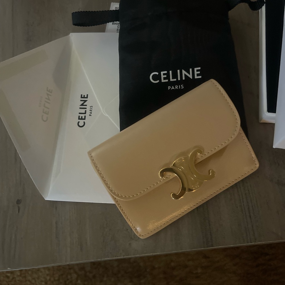 Celine Cream Wallet